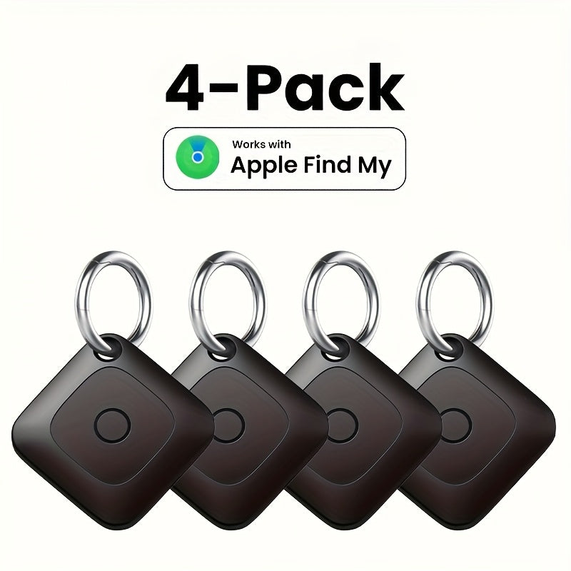 Real-Time GPS Tracker Global Coverage Anti-Loss Location Finder for Cats Dogs Keys Wallets Luggage Bags Android & Universal Version 1-Pack or 4-Pack Compact Lightweight Black | Nova Mart