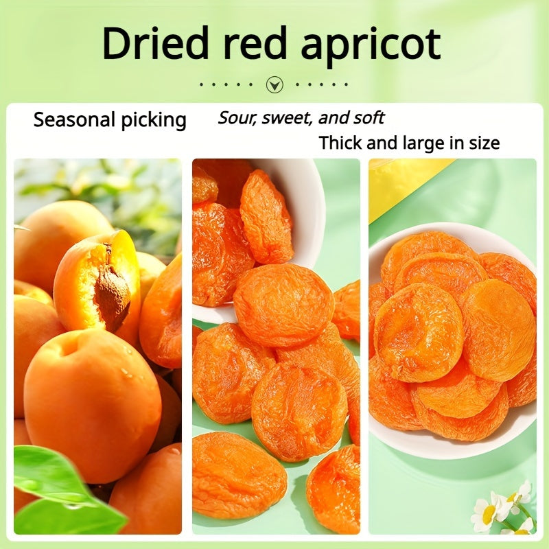 Dried Apricots Snack 3 Bags Pack Natural Tropical Dried Fruit Healthy Sweet Snack for Parties Gifts Travel
