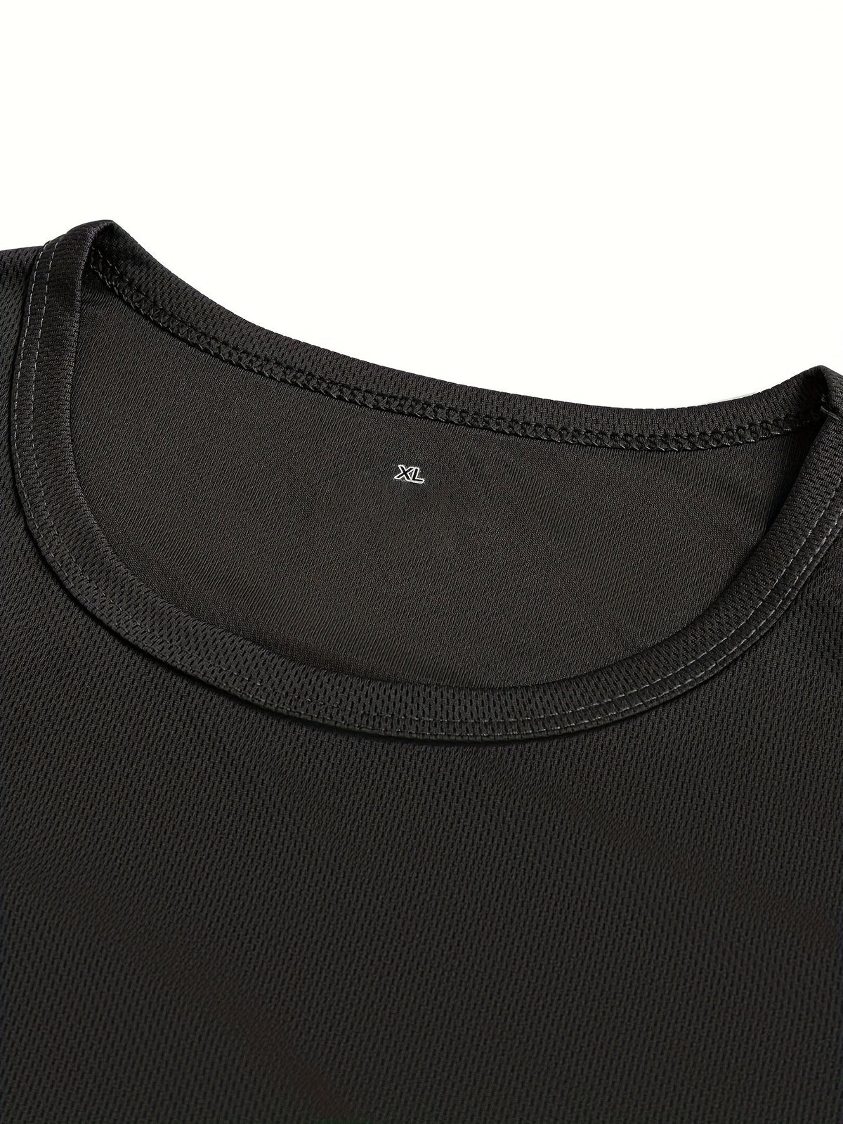 5 Pack Men's Quick-Dry Athletic T-Shirts, Breathable Moisture-Wicking Polyester Crew Neck Sports Tees for Gym, Running, Workout & Casual Everyday Wear