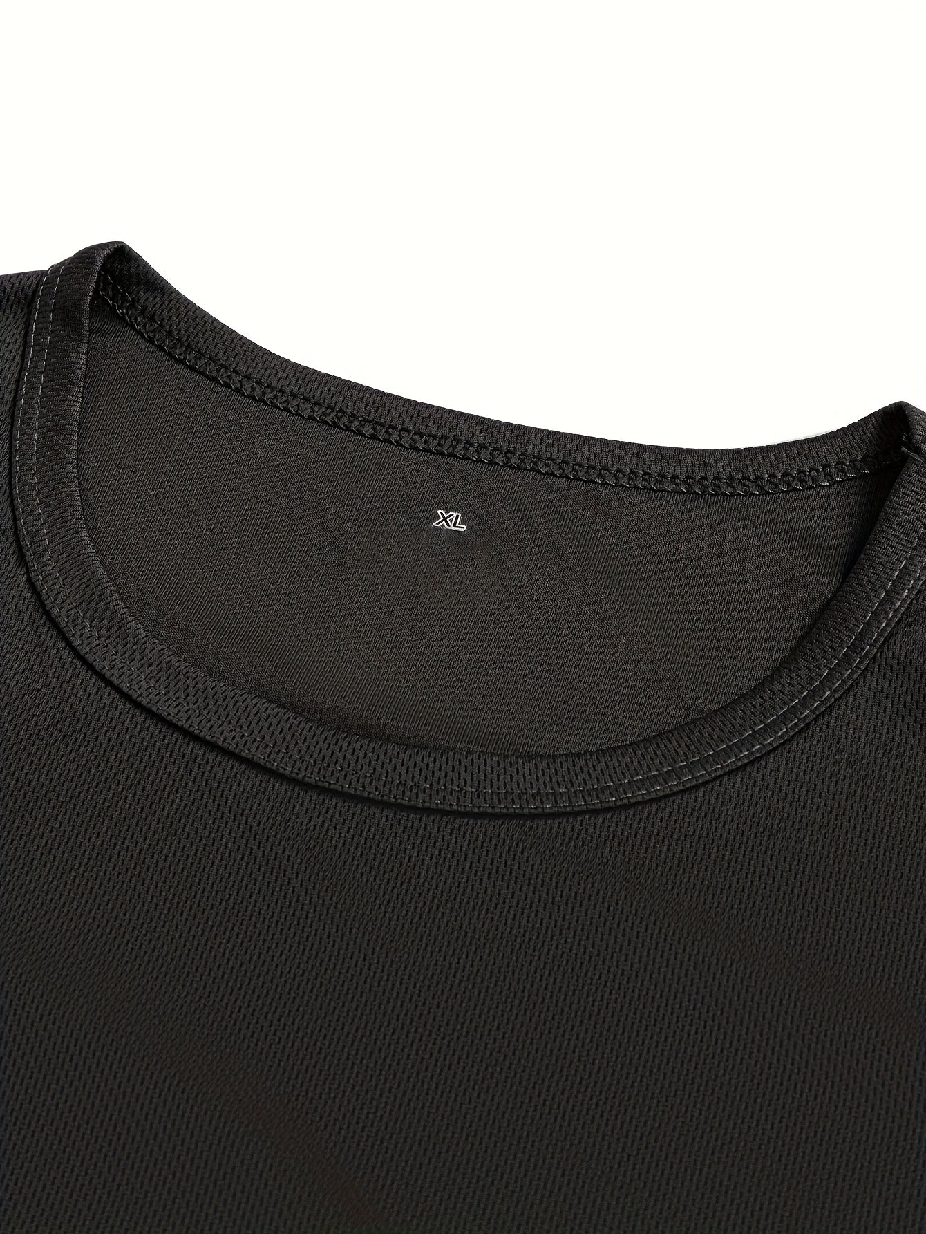 Men's 3-Pack Quick-Dry Athletic Tank Tops – Sleeveless Workout Vests, Breathable Moisture-Wicking Crew Neck Shirts for Running, Gym & Casual Wear, S-XXXL