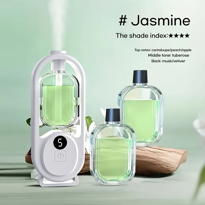 Essential Oil Diffuser Aromatherapy Humidifier with 7 Color LED Light – USB Powered Quiet Mini Aroma Diffuser for Bedroom, Office, Yoga & Home with Timer, Multiple Scents | Hilton Gardenia Ocean Jasmine