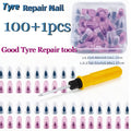 Tire Repair Kit 101pcs Rubber Nails Puncture Plug Tool with Screwdriver – Emergency Tubeless Flat Fix for Car Motorcycle Truck SUV ATV