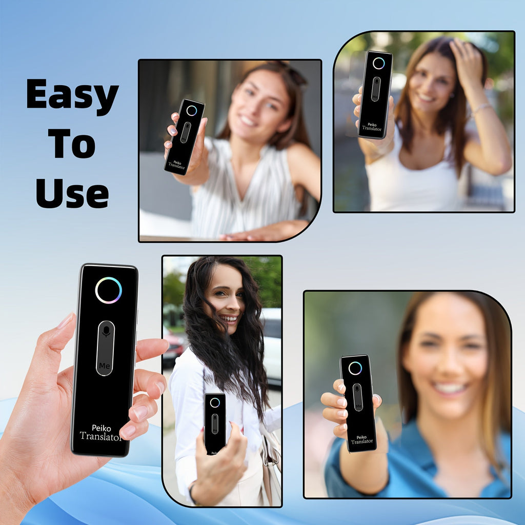 Trbox X9 Portable Language Translator Device – Two-Way Instant Voice Translation 136 Languages, WiFi & Offline Support, AI-Powered High Accuracy Translator for Travel Business Learning