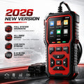 Advanced OBD2 Scanner Faster Processing Chip 10 Languages Read Clear Engine Codes Live Data Freeze Frame I/M Readiness All OBD2 Protocols CAN ISO KWP All Cars 1996+ Red | Nova Mart