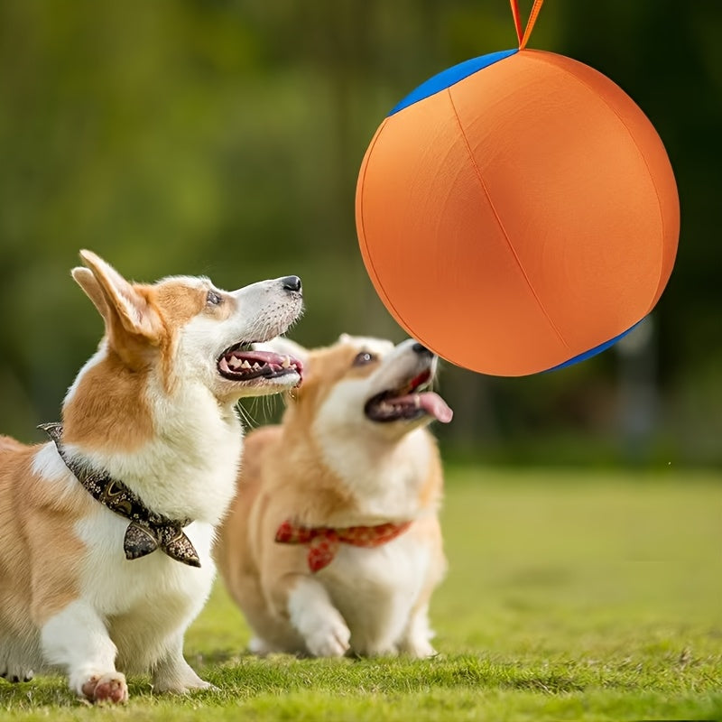 Inflatable Dog Herding Ball Toy Large – Interactive Push & Chase Training Ball for Dogs, Anti-Boredom Exercise for Bulldogs, Golden Retrievers & Australian Shepherds, No Battery