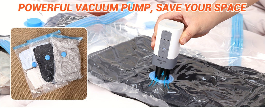 Portable Electric Air Pump 3200mAh – Fast Inflation & Deflation, Air Compressor for Air Mattresses, Pool Floats, Swimming Rings & Storage Bags, Compact Lightweight with Backpack Attachment for Camping & Outdoor