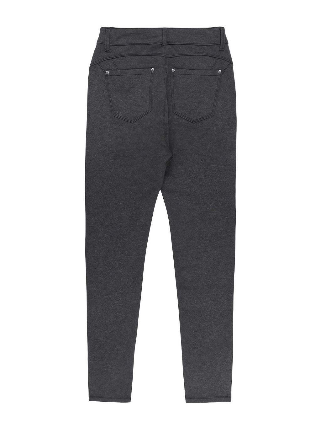 High Waist Stretch Skinny Jeans Women Metal Button Detail Street Style Slim Fit Denim Pants 10 Colors S-XXL