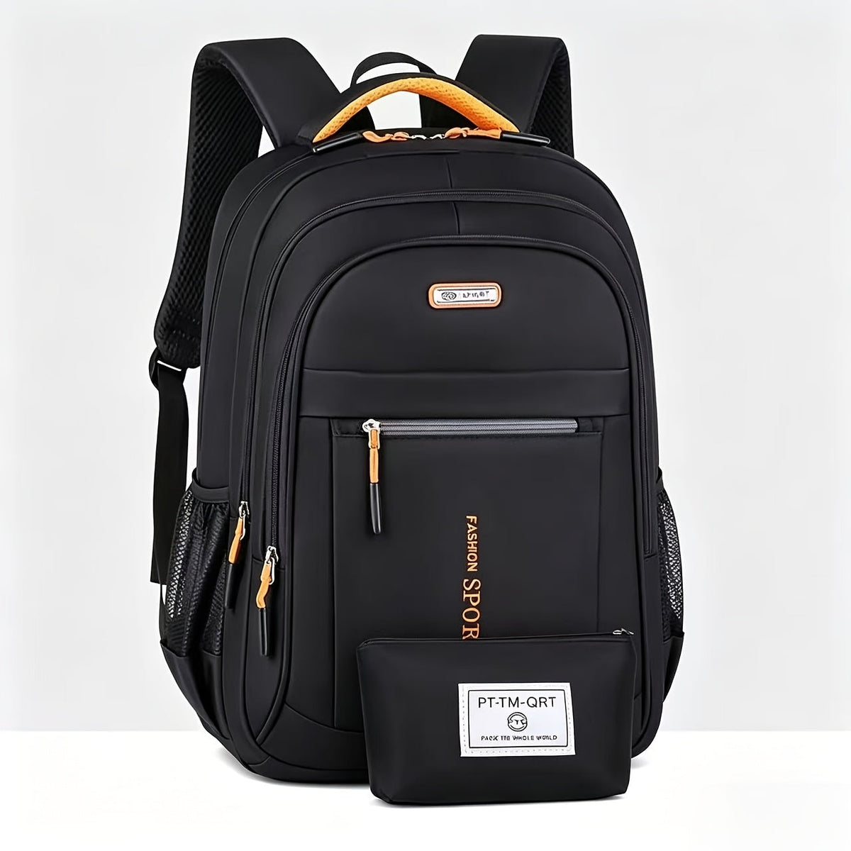 Men's Large Capacity Travel Backpack Set Durable Nylon Multi-Compartment Laptop Bag with Adjustable Straps for Business Travel Campus – Backpack & Handbag Shoulder Bag Combinations