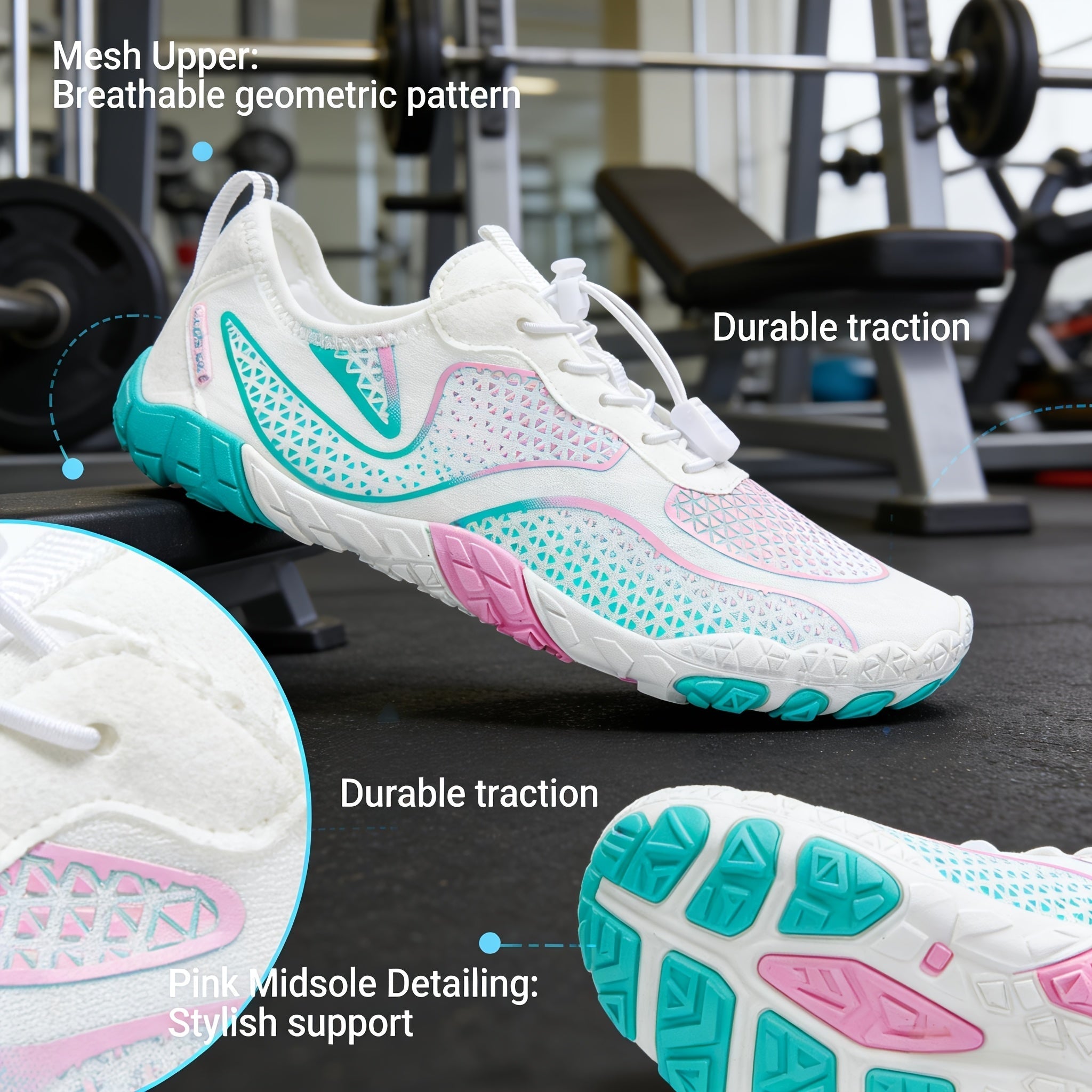 Barefoot Water Shoes for Women Wide Toe Box – Lightweight Non-Slip Breathable Aqua Shoes for Beach, Pool, Hiking & Walking, Minimalist Athletic Footwear US Size 6-11, 8 Colors