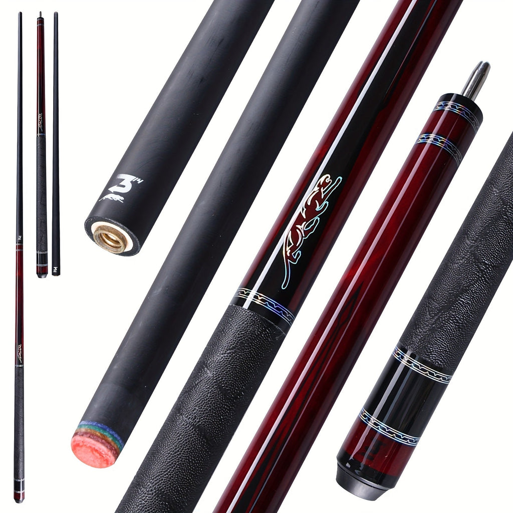 PREDAIDR SP Series Carbon Fiber Pool Cue 58" – Professional Low Deflection Billiard Cue Stick 12.5mm Tip Leather Grip 3/8x8 Pin Joint 19-20oz