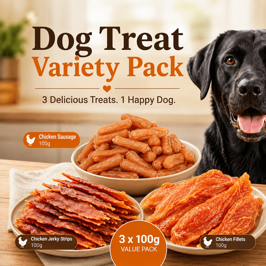 Dog Training Treat Bundle – Duck Jerky & Bone-Shaped Chew Sticks Multi-Flavor Combo, Daily Reward Snacks for Small Medium Large Dogs