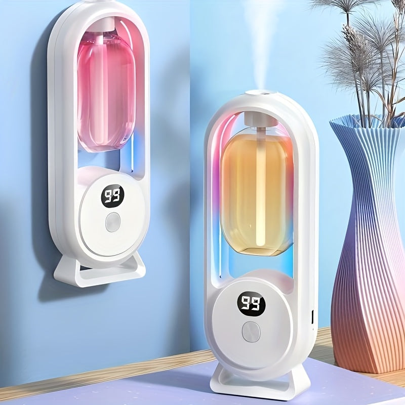 Essential Oil Diffuser Aromatherapy Humidifier with 7 Color LED Light – USB Powered Quiet Mini Aroma Diffuser for Bedroom, Office, Yoga & Home with Timer, Multiple Scents | Hilton Gardenia Ocean Jasmine