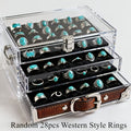 28pcs Vintage Bohemian Stackable Ring Set for Women – Turquoise, Geometric, Heart & Butterfly Designs, Adjustable Boho Rings for Everyday Wear, Holiday Parties & Festive Gifts