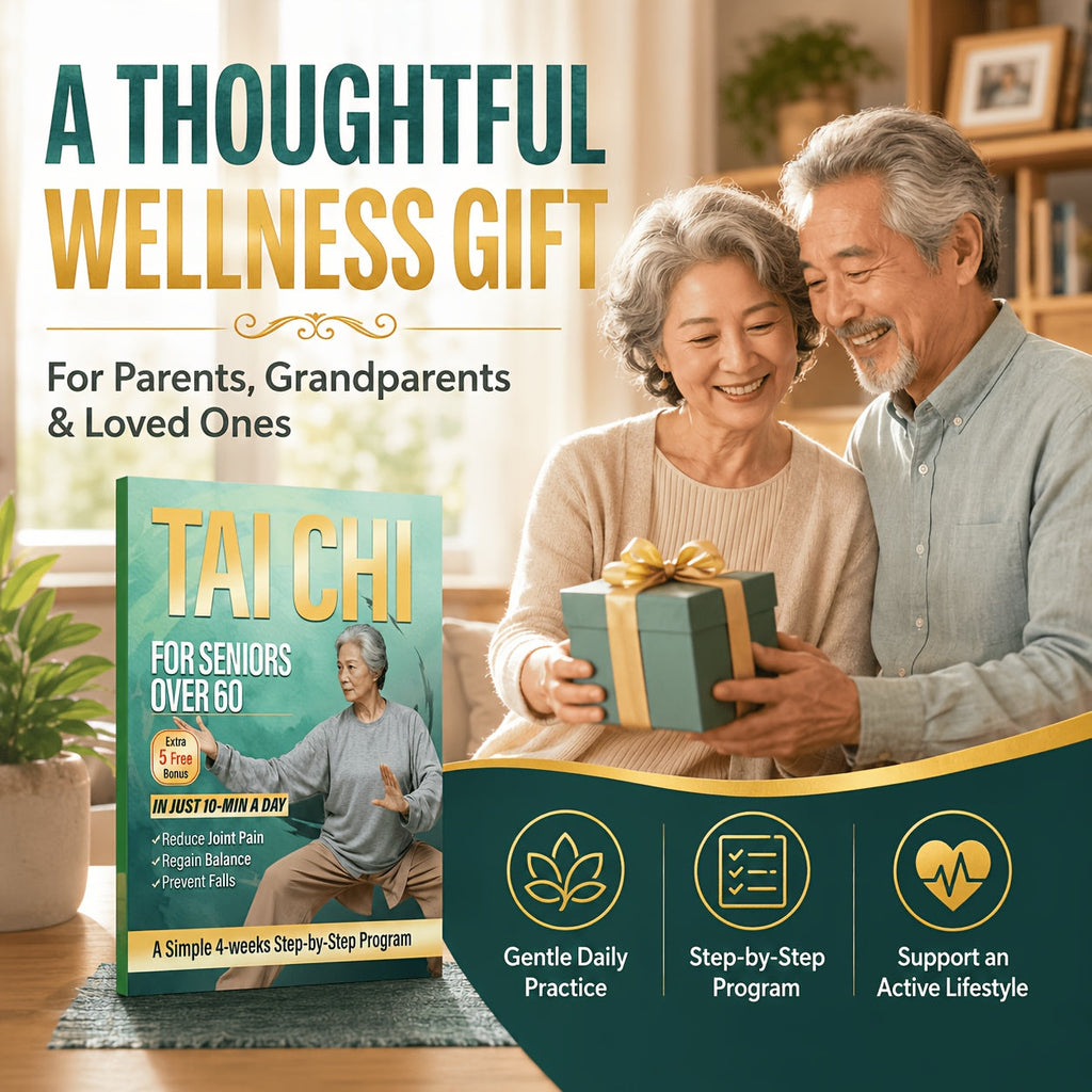 Tai Chi for Seniors Over 60 – Beginner-Friendly Exercise Program for Balance Training, Fall Prevention, Joint Pain Relief, Mobility & Flexibility | Healthy Aging Home Workout Guide for Men & Women