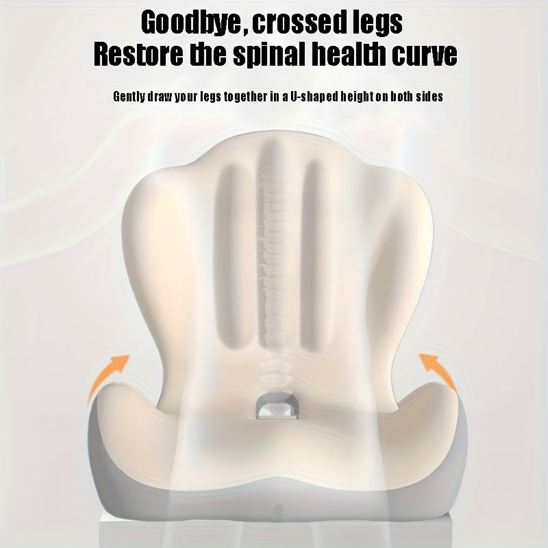 Memory Foam Lumbar Support Cushion for Office Chair & Car Seat – Ergonomic Lower Back & Hip Support Pillow, Breathable Non-Slip Design for Prolonged Sitting Driving Work from Home, 10 Colors