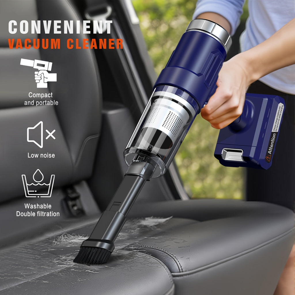 Cordless Gap Vacuum Cleaner 5KPa Strong Suction USB Rechargeable Handheld Dust Collector for Car Seat Gaps RV Kitchen Floor Home Office 2000mAh Battery One-Click Empty Slim Portable Design