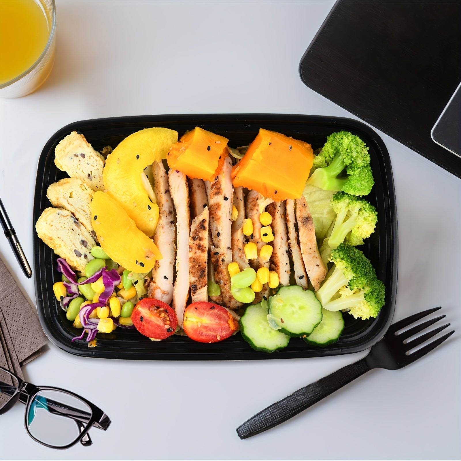 28oz Meal Prep Containers 50 & 150-Pack with Lids – BPA-Free Leakproof 1-Compartment Disposable Plastic Bento Lunch Box, Stackable, Microwave Dishwasher Freezer Safe Food Storage