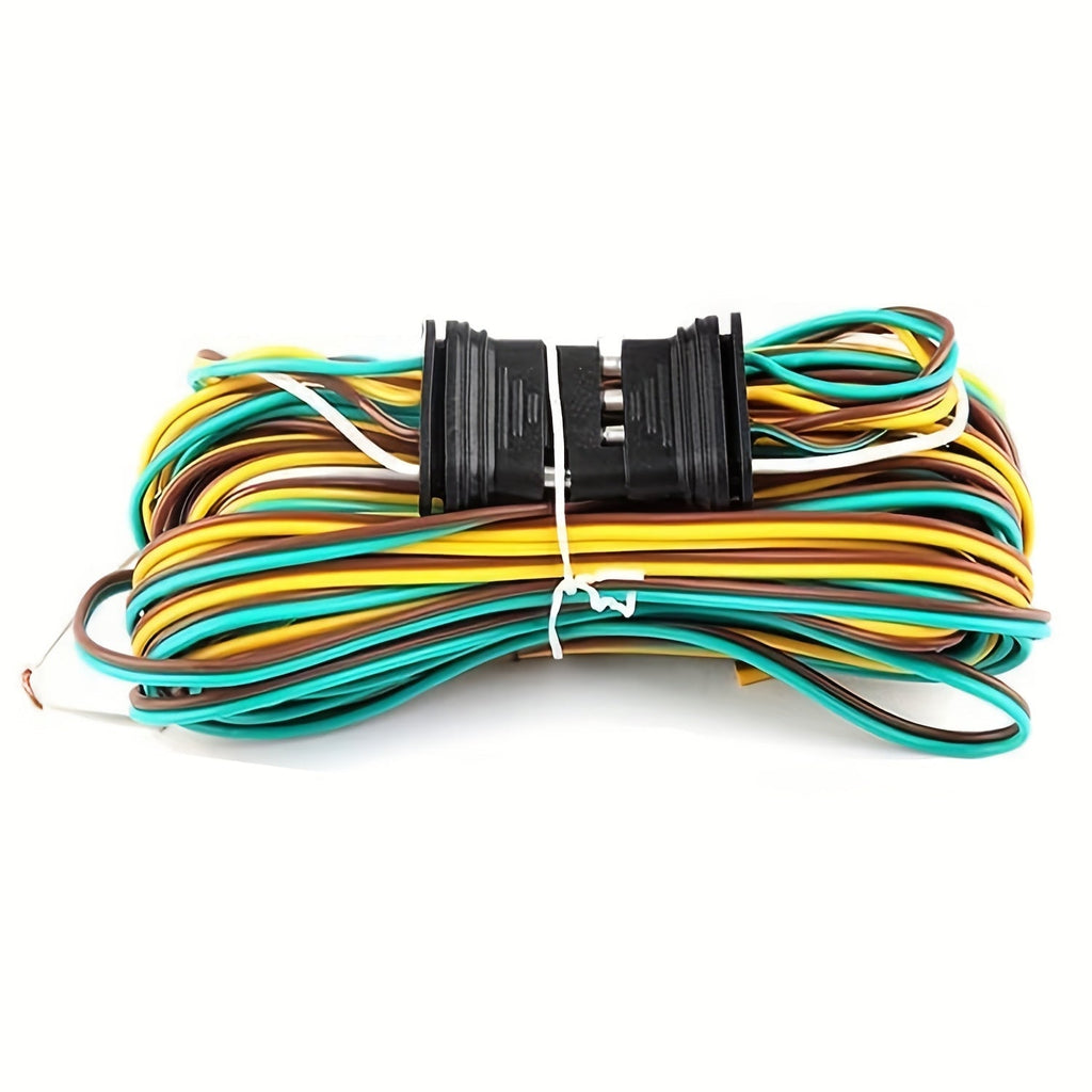 12V LED Trailer Light Kit with Wiring Harness – Submersible Waterproof Utility Trailer Lights for Boat RV Truck, Complete Install Kit for Trailers Under 80 Inch, Corrosion Resistant LED