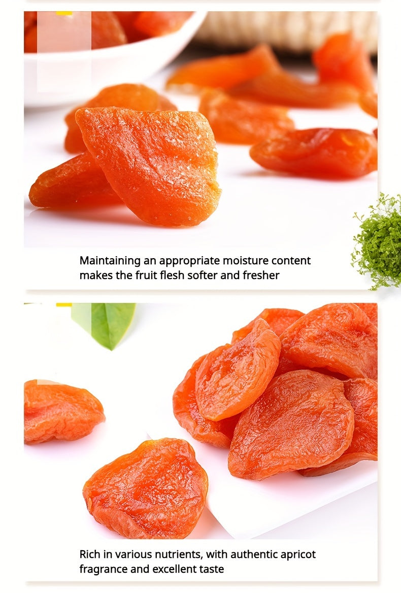 Dried Apricots Snack 3 Bags Pack Natural Tropical Dried Fruit Healthy Sweet Snack for Parties Gifts Travel