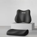 Memory Foam Seat Cushion & Lumbar Support Set – Ergonomic 2-Piece Comfort Pad for Office Chair, Car Seat & Wheelchair, Relieves Back Pain & Tailbone Pressure, Multiple Colors