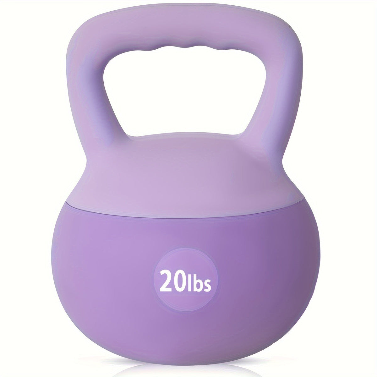 SOGES PVC Soft Kettlebell with Wide Non-Slip Handle – Iron Sand Filled Strength Training Kettlebell 10 to 30 lbs, Safe for Home Gym, Floor & Kids, Ideal for Women & Beginners, Swings Squats HIIT CrossFit