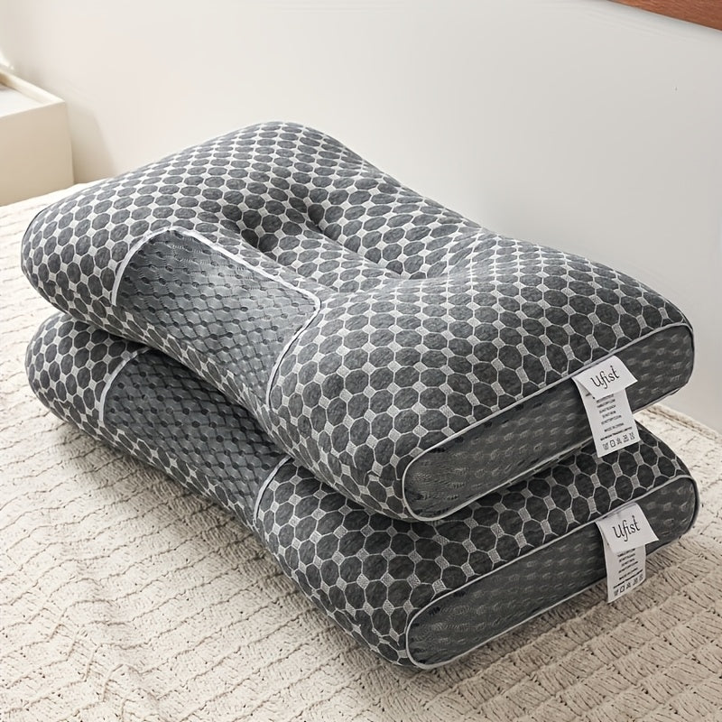 Bed Pillows 2-Pack Ultra-Soft Neck Support Pillow Inserts with Removable Machine-Washable Covers – Breathable All-Season Deep Sleep Bedroom Comfort, 7 Colors, Perfect Housewarming Gift