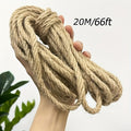 Natural Jute Rope 6mm x 787 Inch 65 Feet Rustic Beige Twine for DIY Crafts Macrame Cat Scratch Post Home Decor Farmhouse Bundling Hanging Garden Plant Ties