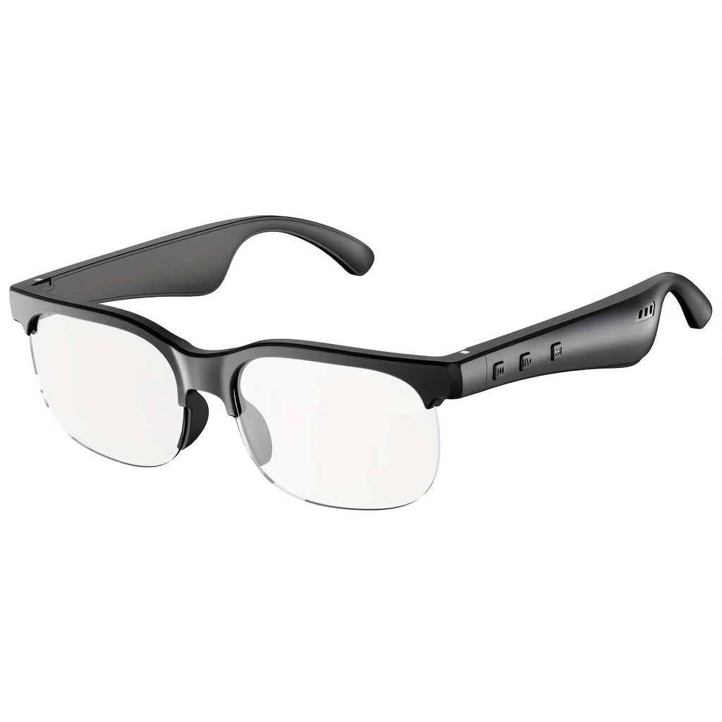Smart Glasses with Built-In Bluetooth Wireless Earbuds – Stereo Sound, Hands-Free Calls, Glare-Resistant Lenses, Stylish Audio Sunglasses for Music, Driving, Sports & Outdoor Activities, Gift for Couples