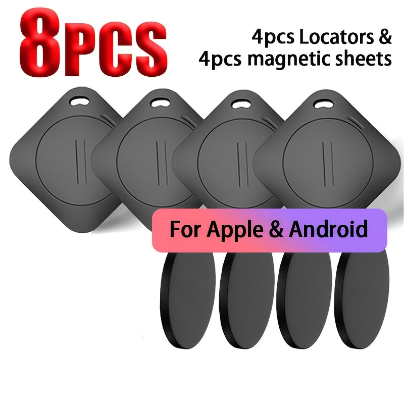 GPS Tracker Real-Time Portable Location Tracking Device – Global Coverage, App Alerts & Magnetic Mount for Cars, Kids, Pets, Keys, Wallets & Luggage | Anti-Lost Compact Mini Tracker | 1pc & 4pc Sets