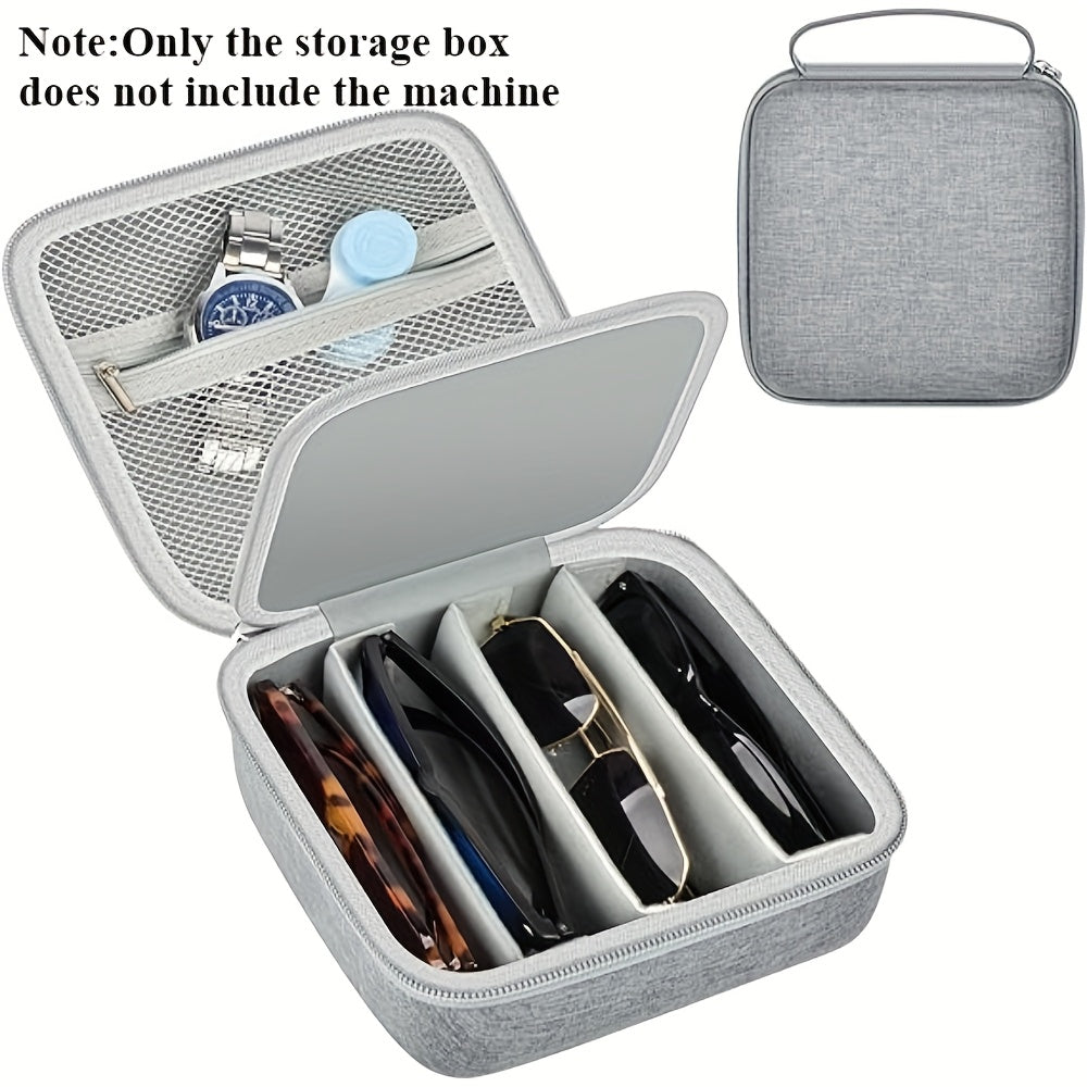 Travel Sunglasses Organizer Case for Multiple Pairs – Multi-Slot Eyeglasses Storage Holder Bag for Men & Women, Portable Hard Shell Sunglasses Box for Home & Travel, 2 to 10 Slots Available
