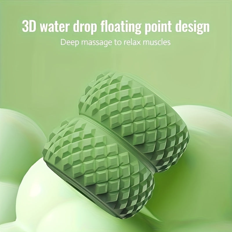 Deep Tissue Muscle Roller Stick Fascia Massage Tool for Leg Calf Thigh Back & Arm Recovery – Trigger Point Self-Massage Roller for Fitness Yoga Pilates Athletes – Multiple Styles & Colors