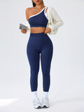 Women's Butt Lifting Leggings & Sports Bra Set 2 Piece High-Waisted 90% Polyamide – Stretchy Minimalist Yoga Running Workout Outfit with Camisole Top, 6 Colors S-XL