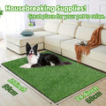 Artificial Grass Dog Potty Pad – Reusable Pee Pad for Dogs Indoor & Outdoor Potty Training, Soft Drainage Turf Mat for Puppies, Small & Large Dogs, Multiple Sizes Available