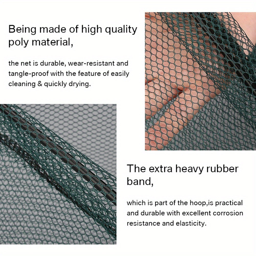 Foldable Telescoping Fishing Landing Net with Aluminum Alloy Frame – Extendable Handle 21.7–75 Inch for Bass, Trout & Fly Fishing, Professional Portable Collapsible Fish Net