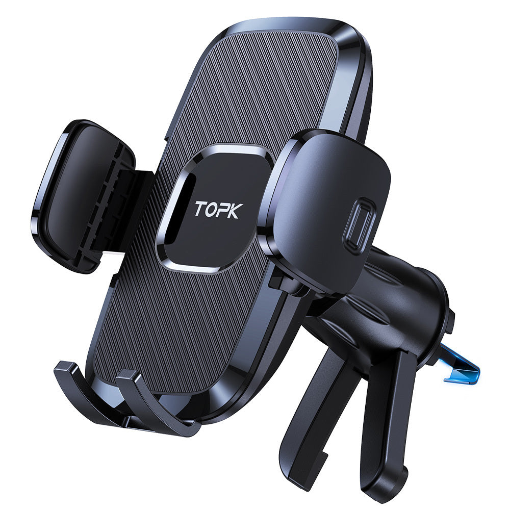 Car Air Vent Phone Mount Universal Hands-Free Holder Adjustable Clamp Cradle Fits All Smartphones iPhone Samsung Android 2024 Upgraded ABS Waterproof Wall Mount Option for Cars Trucks SUVs