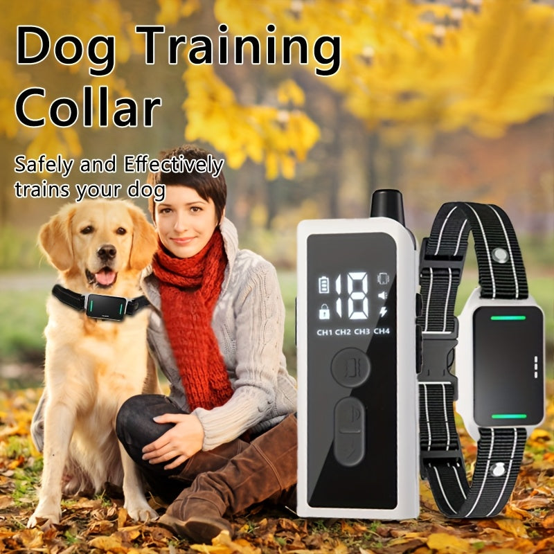 Rechargeable Dog Training E-Collar with 2.4G Remote – 3 Modes Buzz Vibration Static Stimulation, USB Charging, Safe ≤36V Pet Trainer for Small Medium Large Dogs, 1pc & 2pc Options