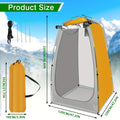 Pop-Up Camping Shower Tent & Privacy Shelter – Portable Waterproof Changing Room, Outdoor Toilet Tent for Camping, Hiking, Beach, Backpacking & Festivals, Instant Setup No Tools Needed