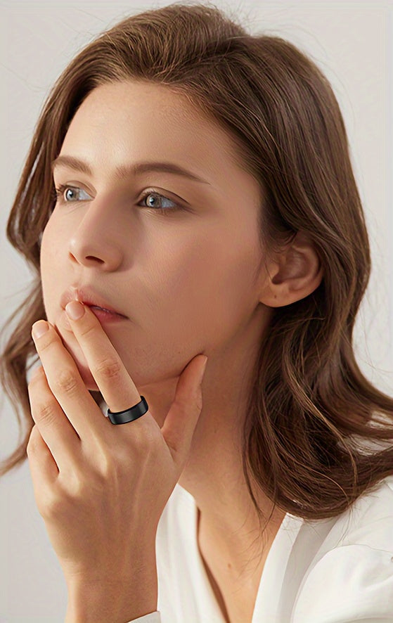 Smart Ring for Women Fitness Health Tracker Steps Distance Calories Sleep Tracking Exercise Monitoring Heart Rate Body Temperature Menstrual Cycle Compatible iPhone Android Wearable Tech Gift