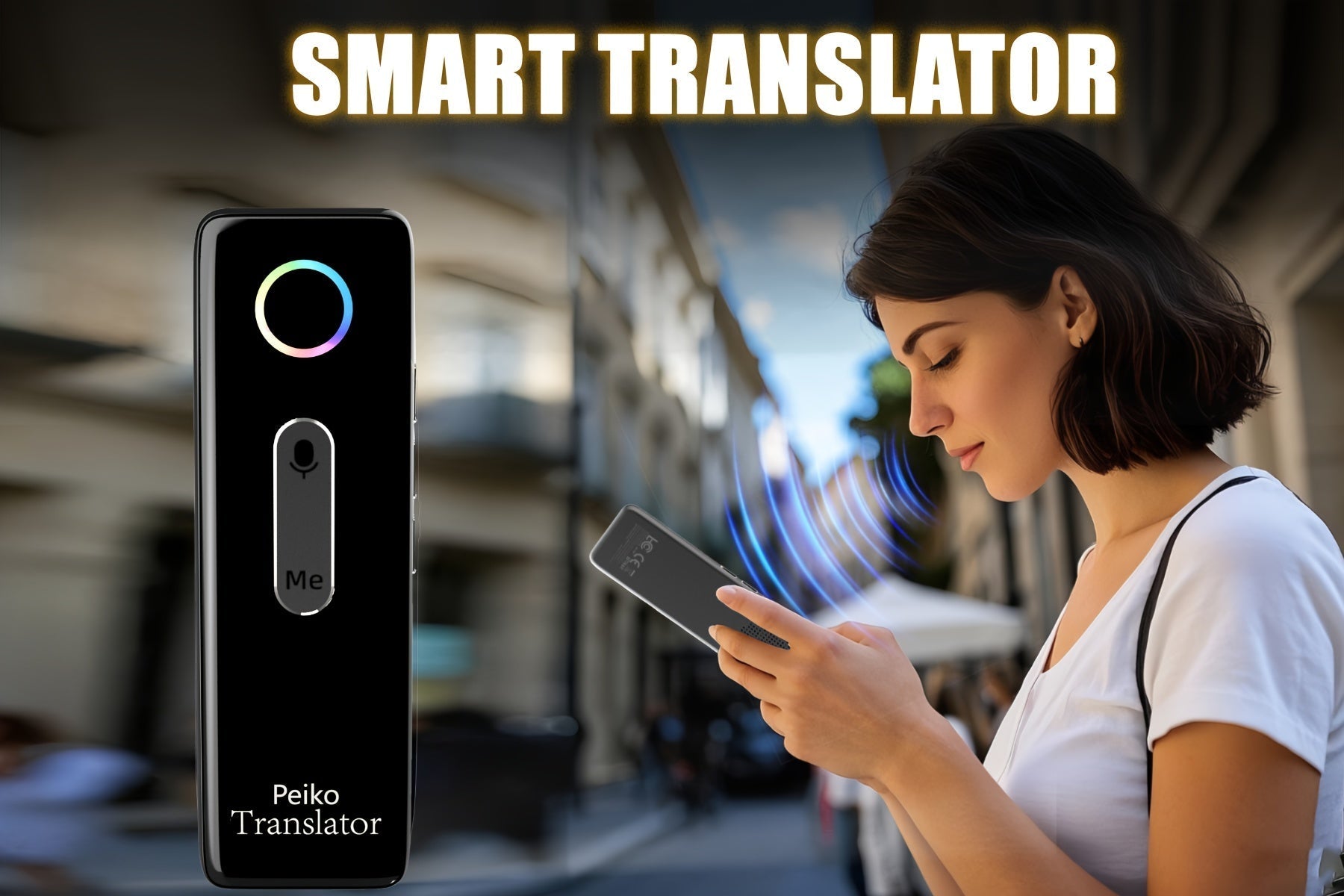 Trbox X9 Portable Language Translator Device – Two-Way Instant Voice Translation 136 Languages, WiFi & Offline Support, AI-Powered High Accuracy Translator for Travel Business Learning