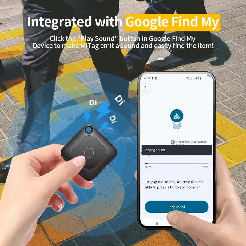 Real-Time GPS Tracker Global Coverage Anti-Loss Location Finder for Cats Dogs Keys Wallets Luggage Bags Android & Universal Version 1-Pack or 4-Pack Compact Lightweight Black | Nova Mart