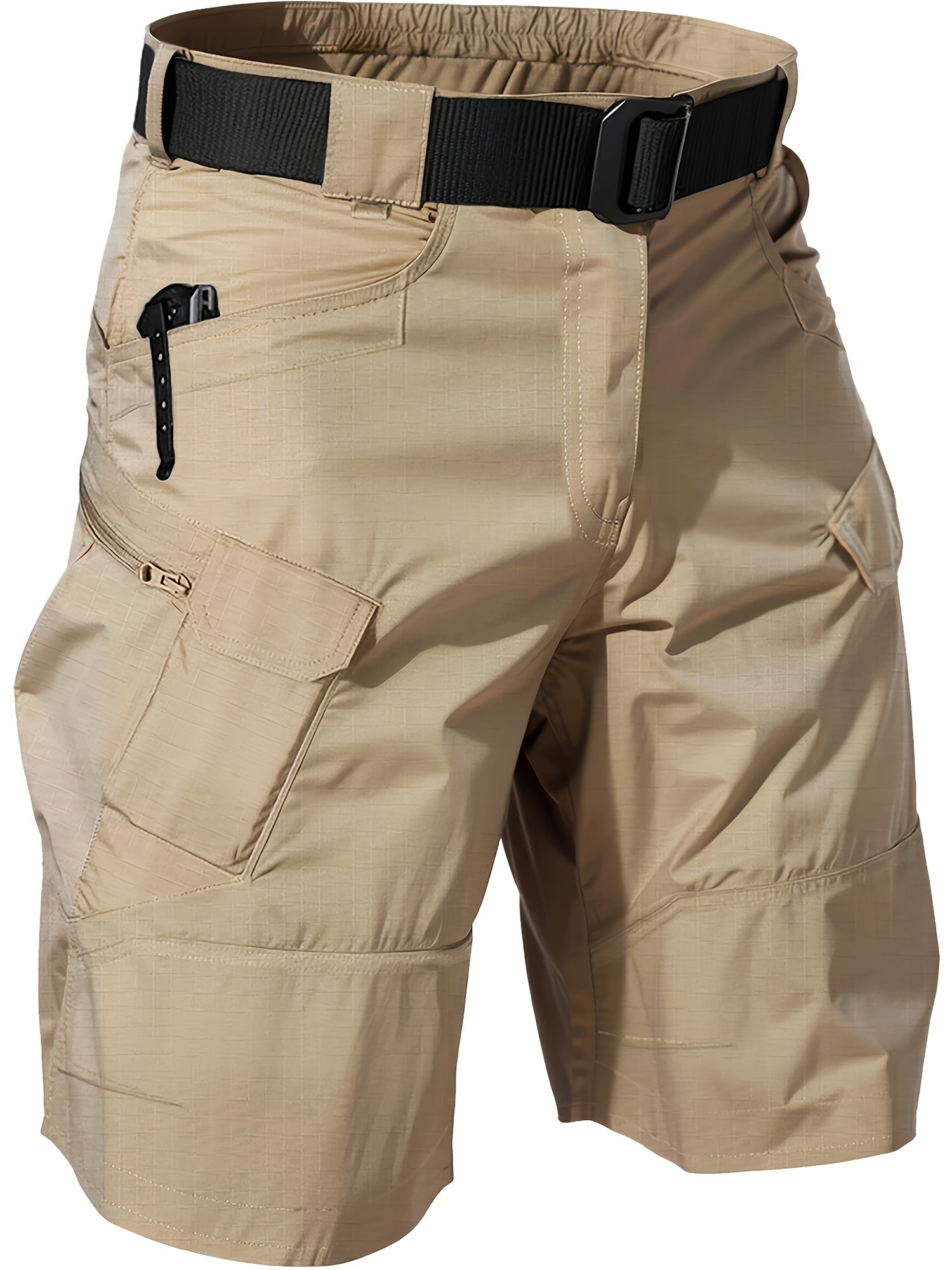 Men's Cargo Shorts – Breathable Quick-Dry Tactical Work Shorts with Multi-Pocket Design for Hiking, Outdoor, Fishing & Everyday Wear, Black Khaki Grey Fern Green, Sizes S-XXXL