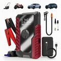 3000A Car Jump Starter 9-in-1 with Built-In Tire Inflator, USB Ports & LED Emergency Light – 12V Portable Wireless Battery Booster for Cars, Trucks & SUVs – Roadside Emergency Tool – Velora