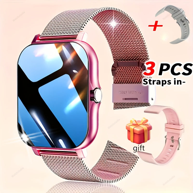 Full Touch Smartwatch 1.83" TFT Large Screen – Wireless Calling, Message Reminders, Email Display, Location Navigation, Remote Camera, Music Player, USB Charging, Gift for Family & Friends