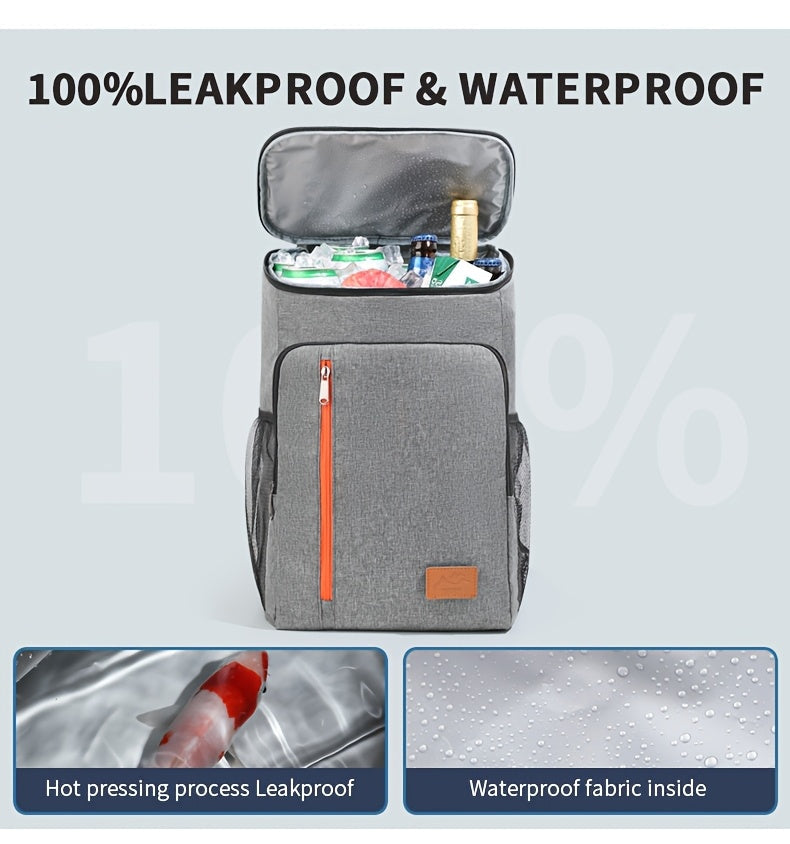 Insulated Cooler Backpack Extra Large 30+ Cans for Men & Women – Leakproof Shoulder Bag for Camping, BBQ, Beach, Picnic & Hiking, Ice Pack Compatible All-Day Cold Retention