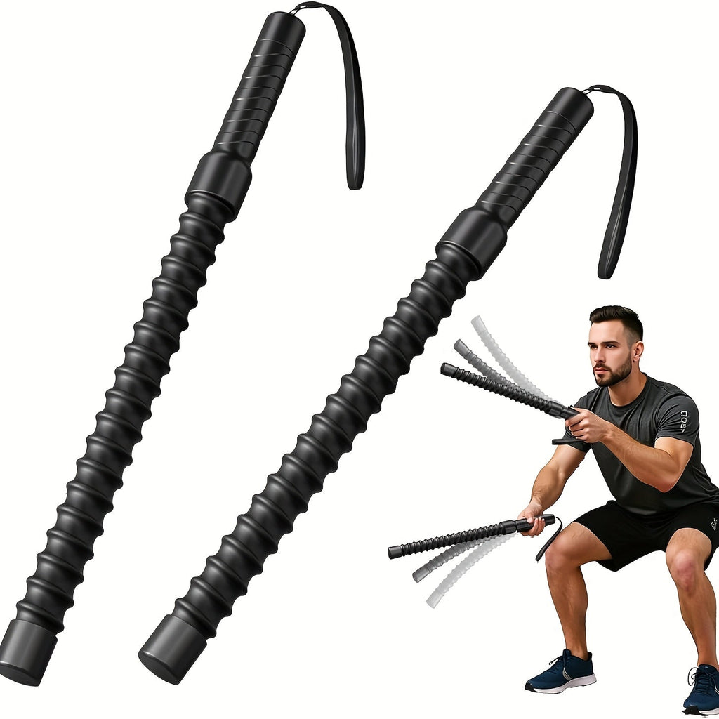 Cordless No-Rope Jump Rope Set 2pcs Weighted Resistance Training – Adjustable Intensity Portable Home Gym Cardio HIIT Boxing Workout Equipment for Men and Women