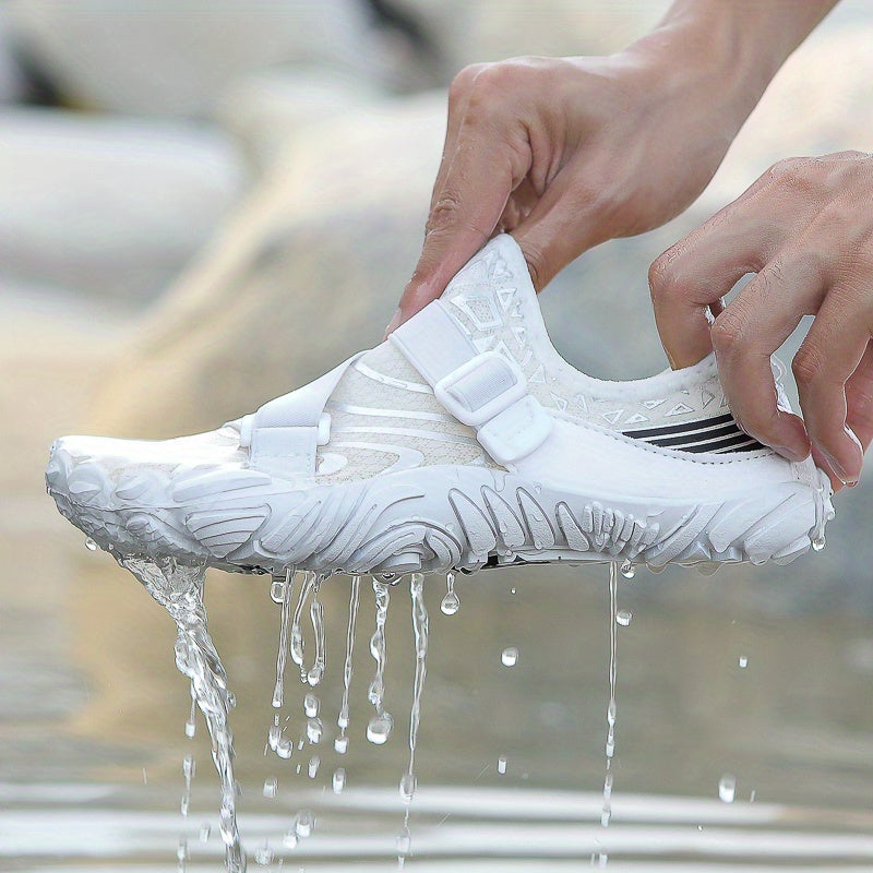 Slip-On Barefoot Water Shoes for Women Cushioned Arch Support – Lightweight Quick-Dry Sneakers for Yoga Beach Swimming Water Sports Gym, Multi-Functional Sole, 7 Colors US 5 to 12.5
