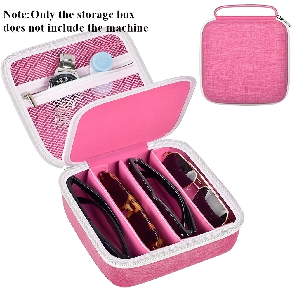 Travel Sunglasses Organizer Case for Multiple Pairs – Multi-Slot Eyeglasses Storage Holder Bag for Men & Women, Portable Hard Shell Sunglasses Box for Home & Travel, 2 to 10 Slots Available