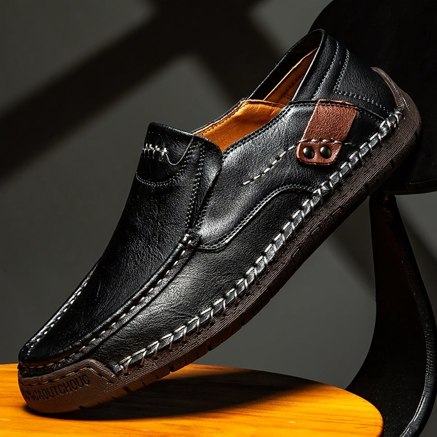 Men's Slip-On Loafers – Lightweight Breathable Casual Shoes for Driving Walking Daily Wear, Comfortable Non-Slip Sole, Easy On Off Design, Perfect for Men Who Value Style & Comfort