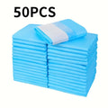 Super Absorbent Pet Pee Pads 23.62" x 23.62" – Bulk 50 to 400 Count Leak-Proof Disposable Training Pads for Dogs, Puppies, Cats & Rabbits, Odor Control, Great Value Pack