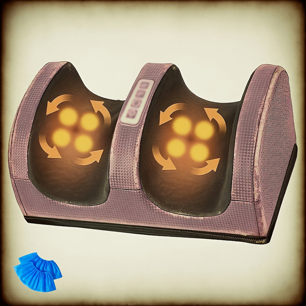 Electric Foot Massager with Heat Deep Kneading & Air Compression – Shiatsu Leg Foot & Arm Massager for Home & Office Use, Multiple Models with Foot Covers Included, Pain Relief & Circulation